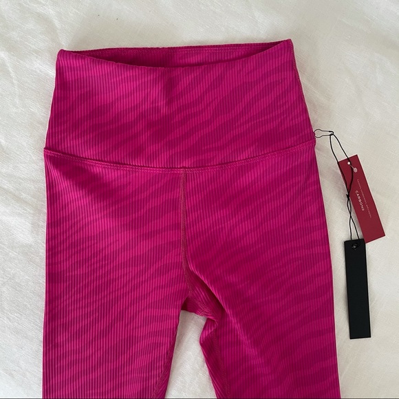 Brand NEW Carbon38 Ribbed 7/8 Leggings - Picture 3 of 8